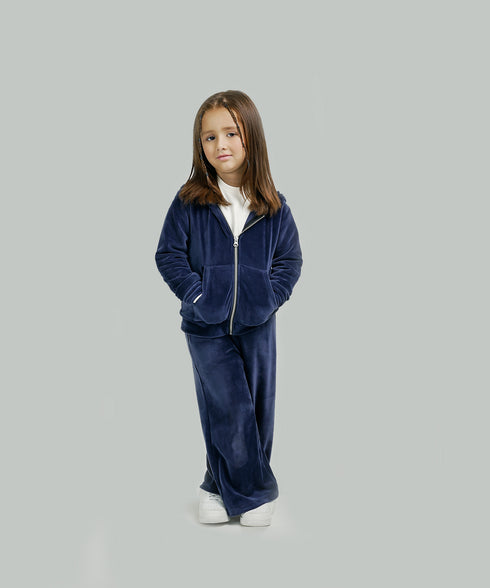 Girls' Velour Hoodie Set